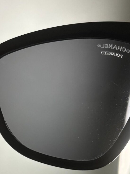 Chanel 5271 622/T8 Black & Gold / Gray Polarized Sunglasses main image 5